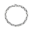 Silver Rectangular Link Bracelet