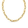 14K 9mm French Cable Fancy Link Chain