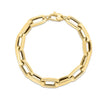 14K 9mm French Cable Fancy Link Chain