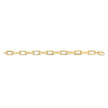 14K 9mm French Cable Fancy Link Chain