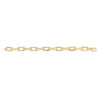 14K 9mm French Cable Fancy Link Chain