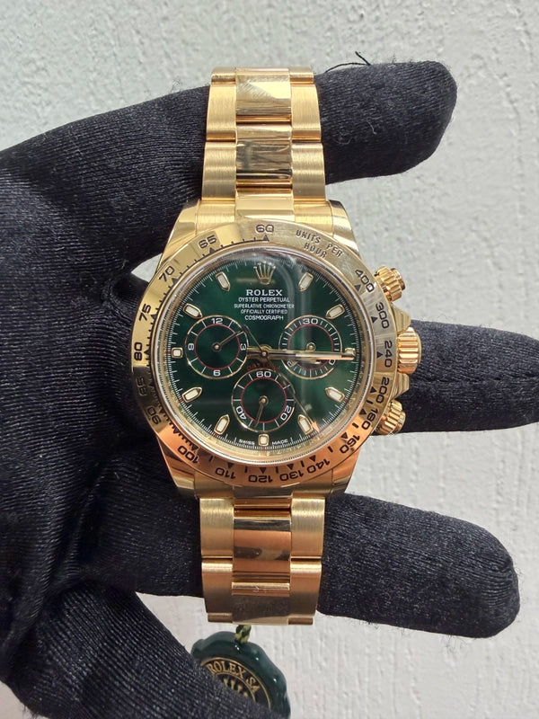 Rolex Daytona Green Stick Dial Ref. 116508