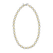 Silver & 18K Oval Link Chain