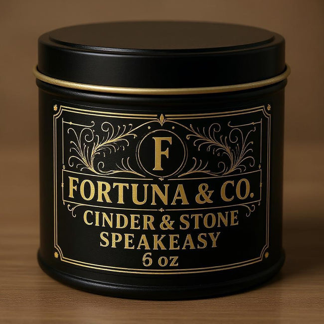 Cinder & Stone – Speak Easy Soy Wax Candle